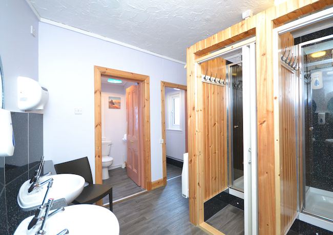 Toilets and showers