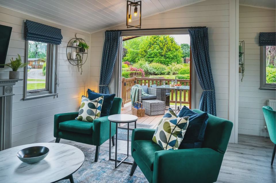 Inside a lodge
