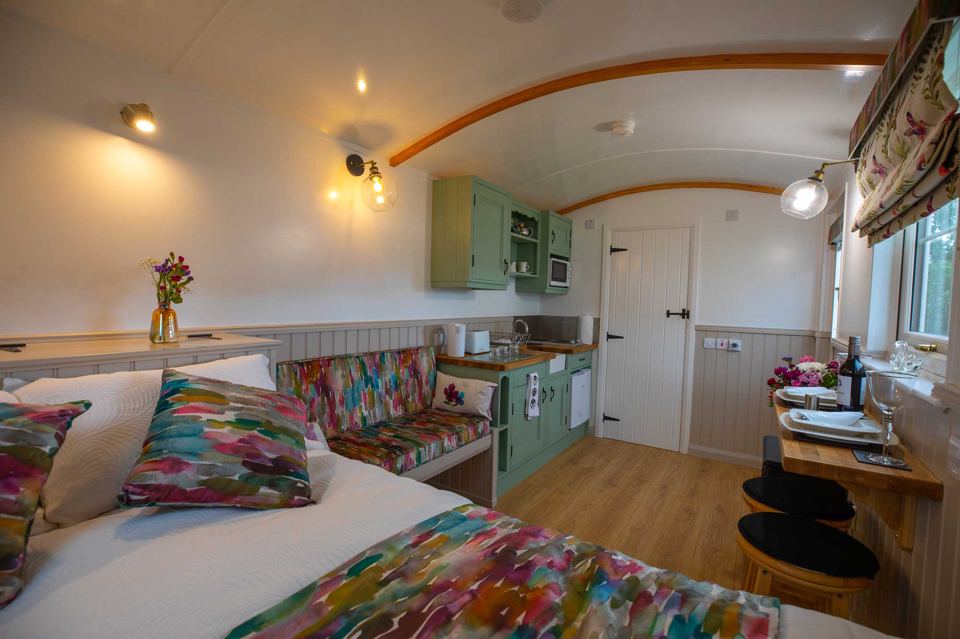 Hut interior