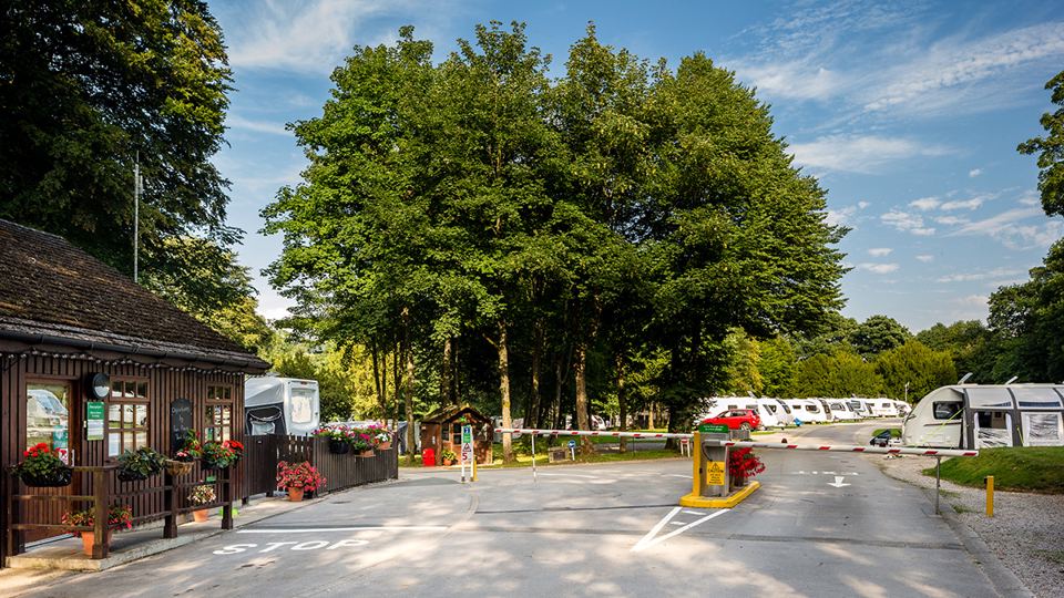 Site entrance and reception