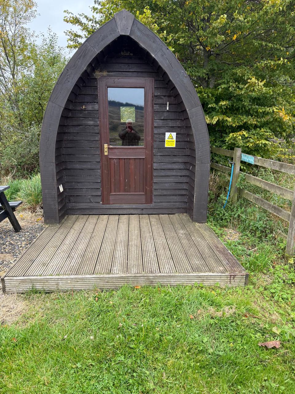 Pod with decking