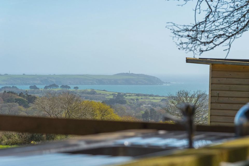 View across the bay from the site