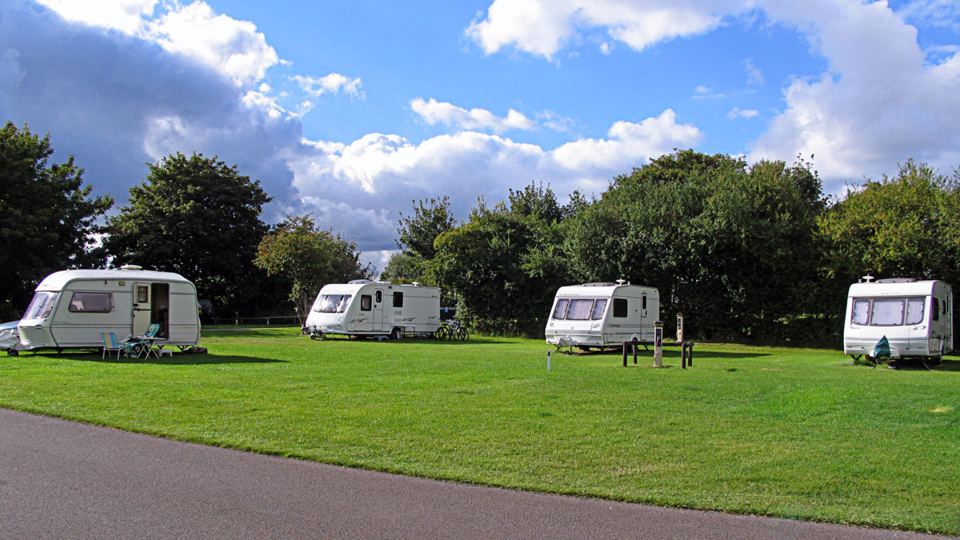 Pitches on open grass