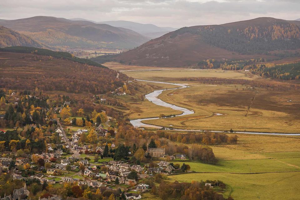 Dee valley and Braemar