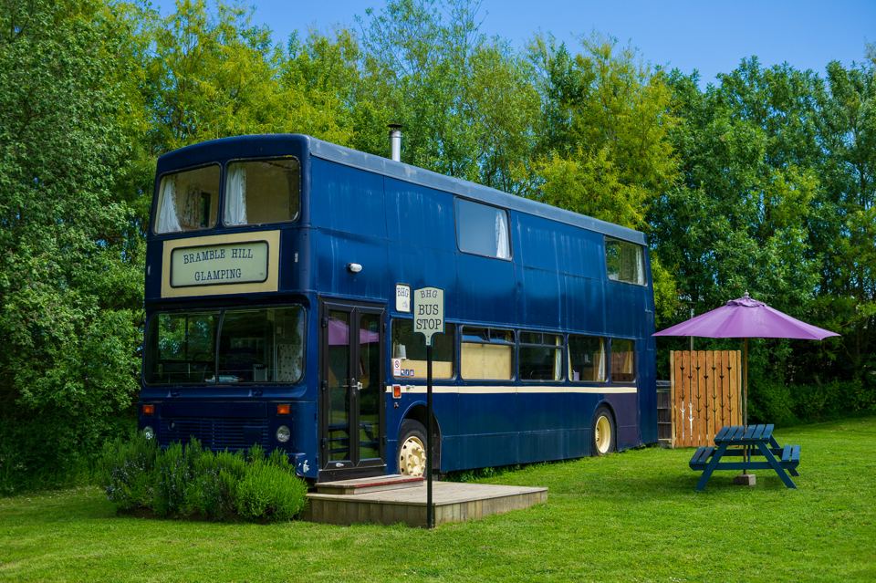 Double-decker bus conversion