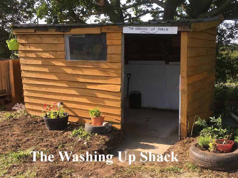The washing-up shack