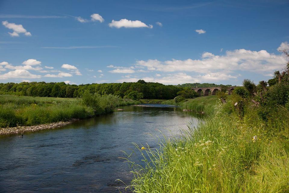River Calder near the park