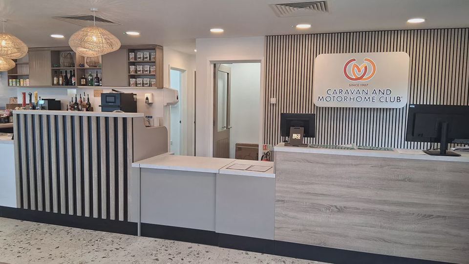 Reception desk