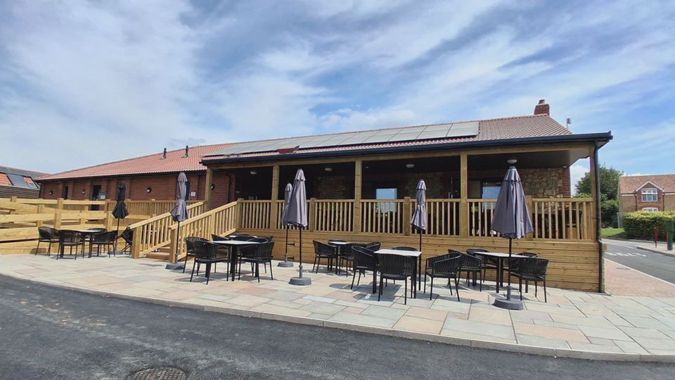 Cafe with outdoor terrace