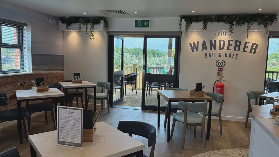 Cafe seating area