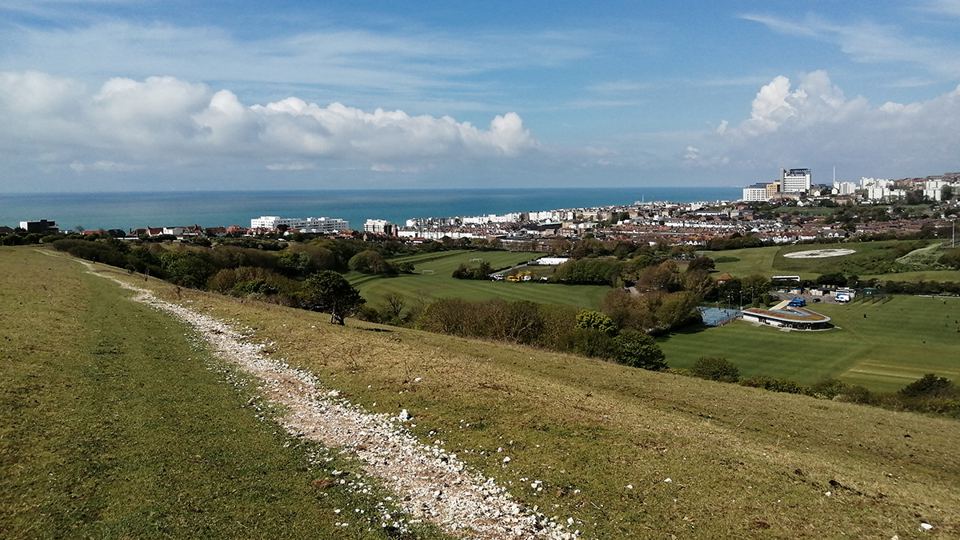 Downs path above Brighton