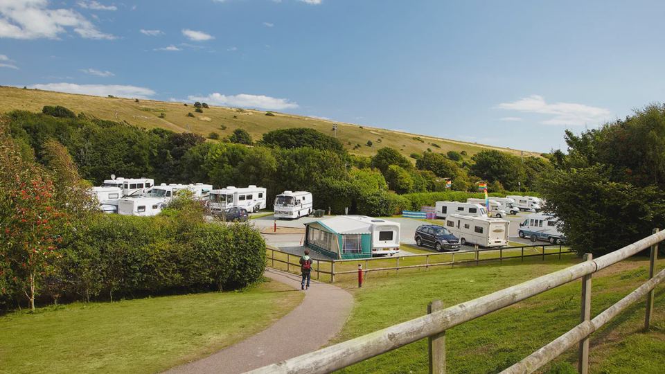 Pitches on the Downs slope