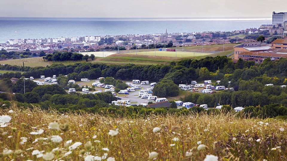 Site seen across the valley
