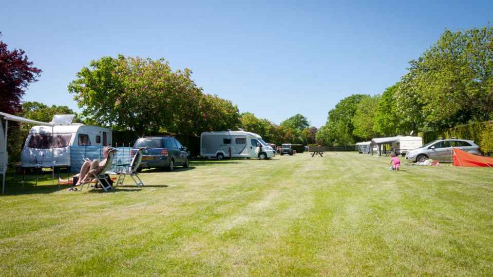 Grass touring pitches