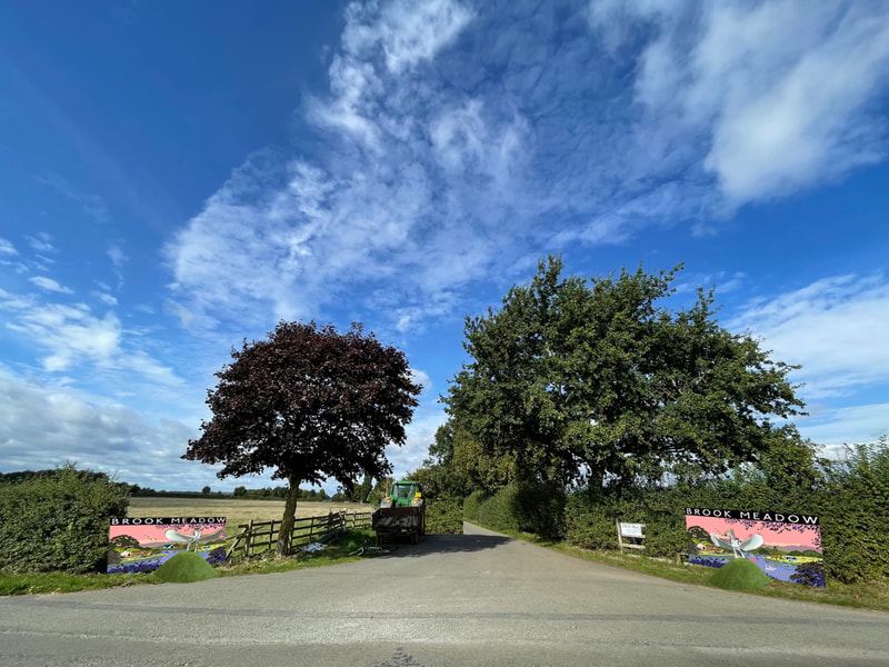Entrance drive to the farm