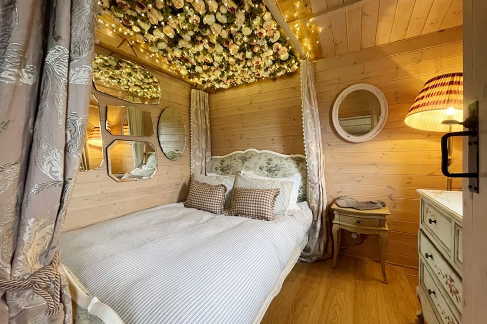 Glamping bedroom