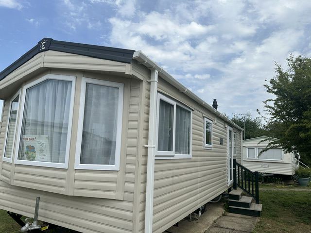 Caravan with bay windows