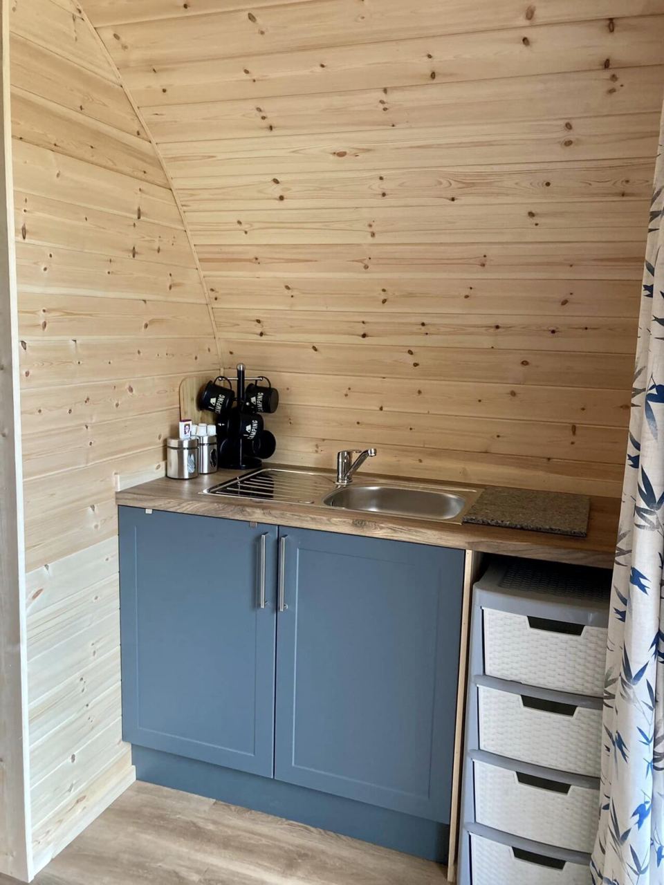 Small kitchenette in the pod