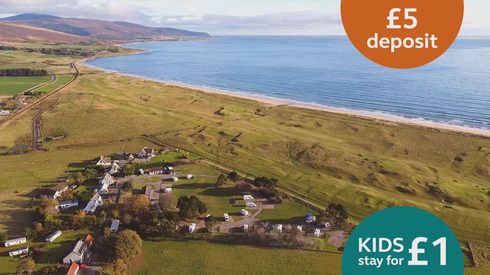 Site from above beside the sea