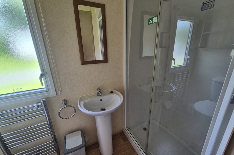 Caravan shower room