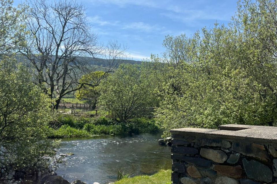 The river beside the park