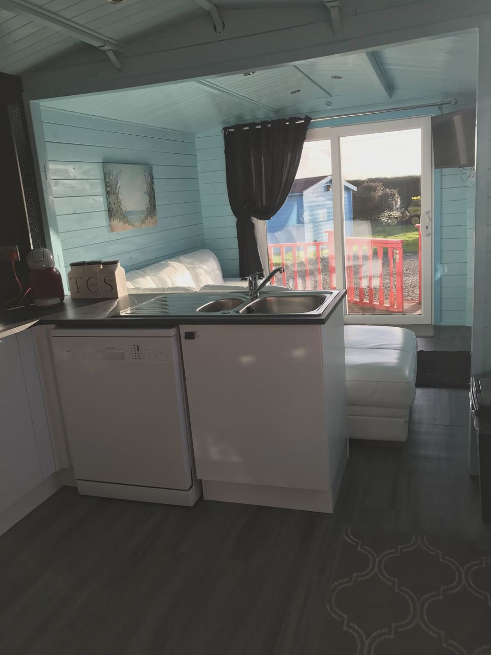 Kitchen inside the cabin