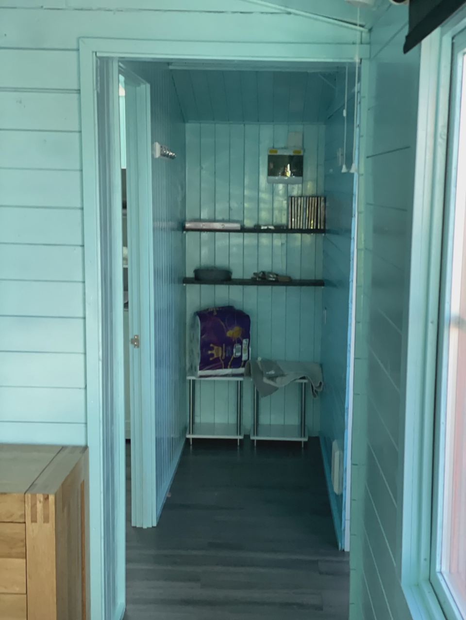 Hallway inside the cabin