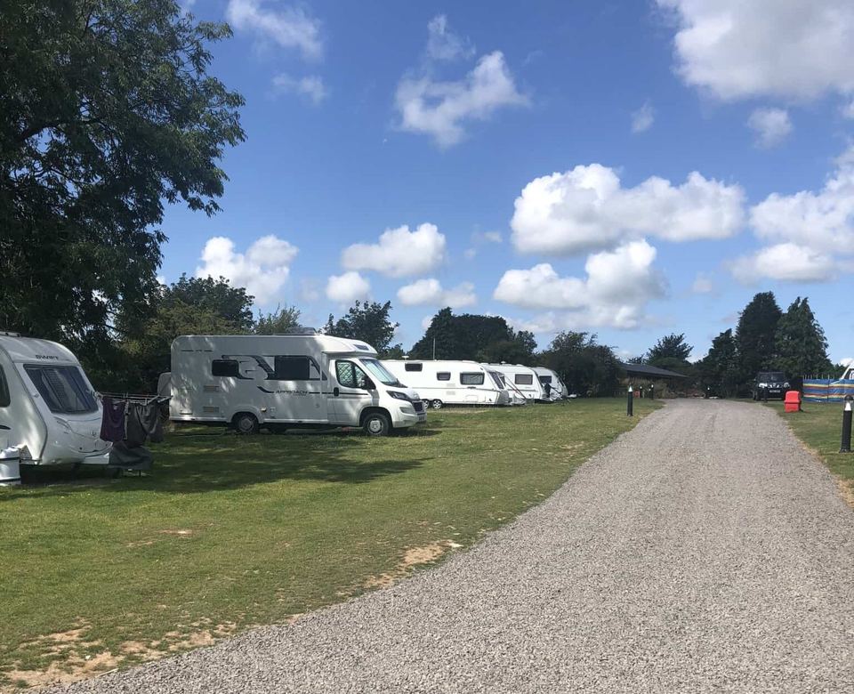 Serviced touring pitches