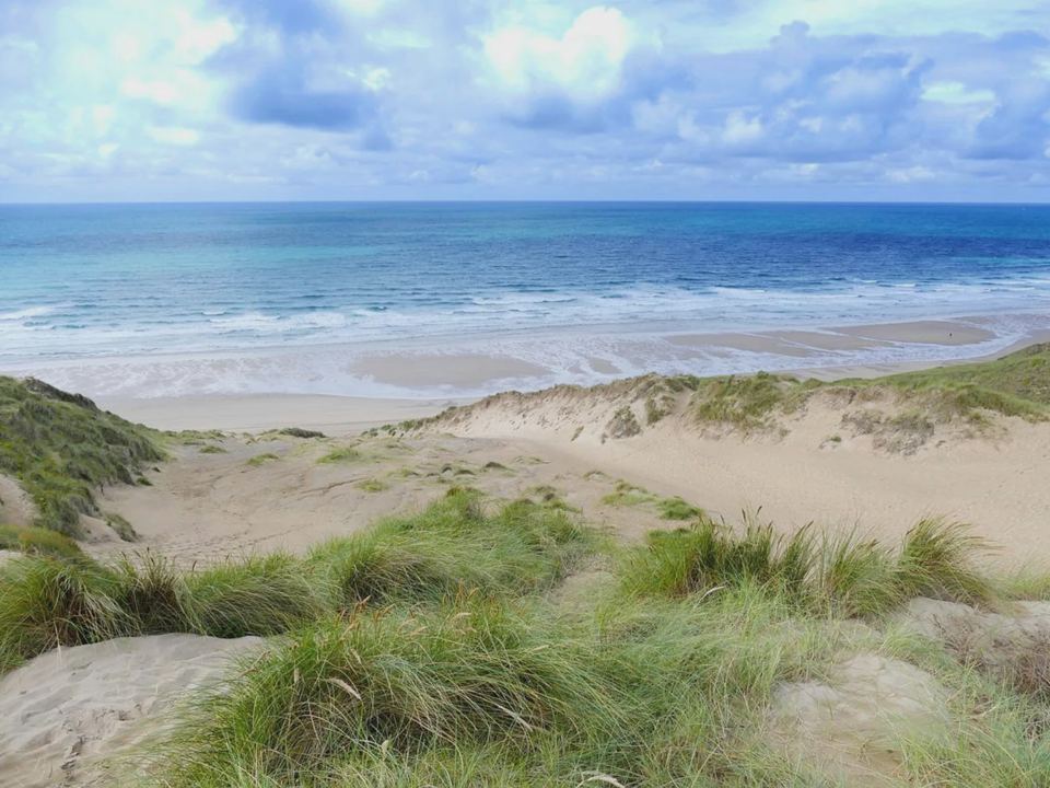Beach and dunes near the resort