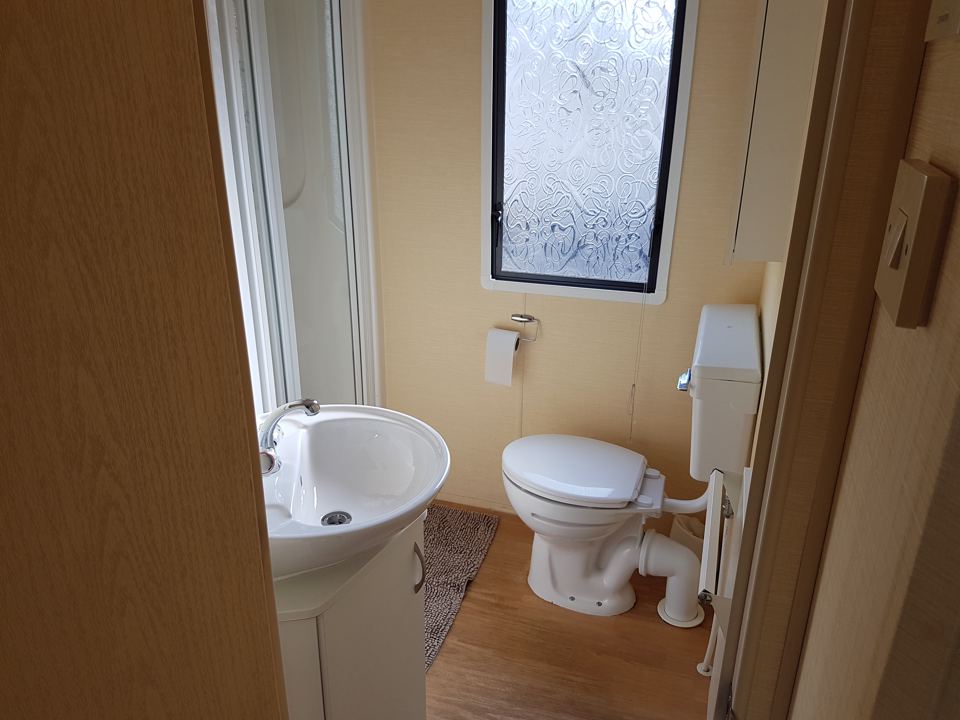 Caravan bathroom