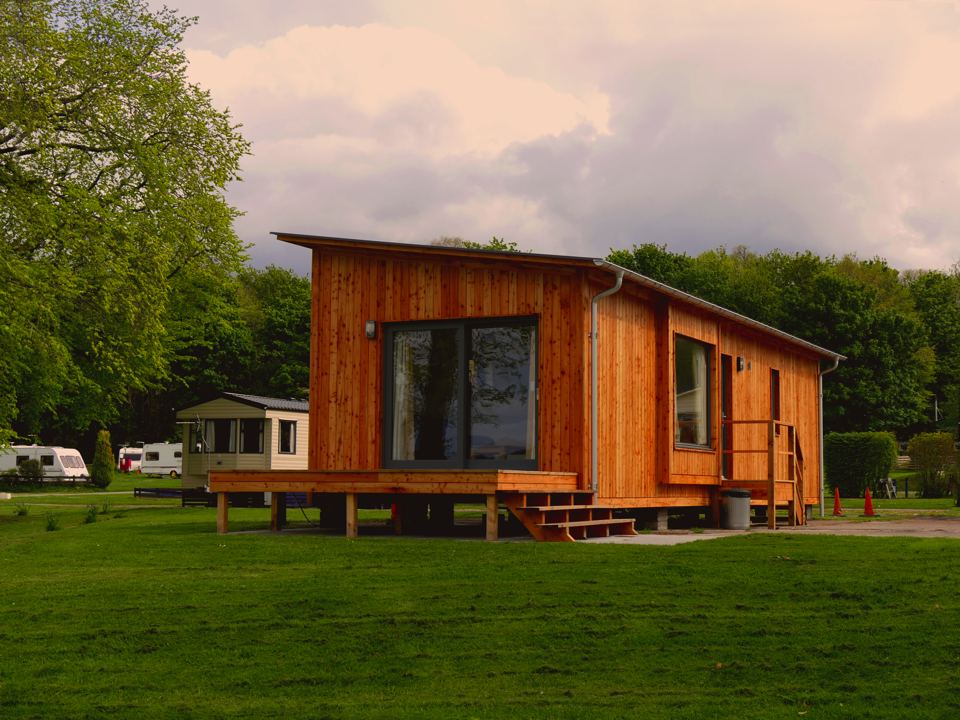 Eco-chalet on the park