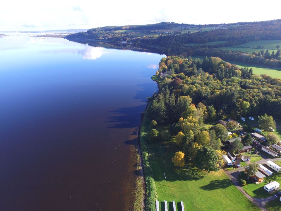 Park beside the Beauly Firth