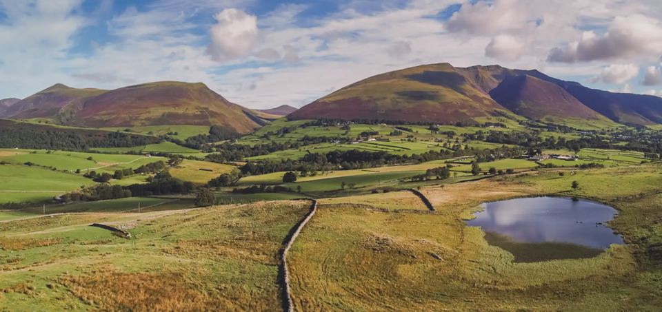 Lake and fells from the farm