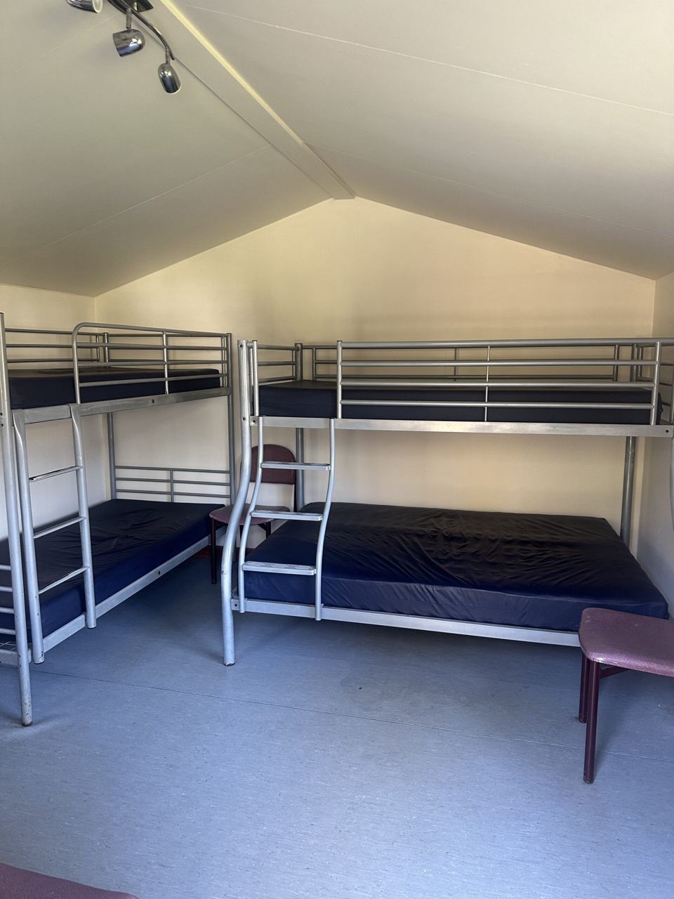 Bunks with a double below