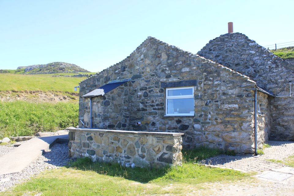 Stone farm building