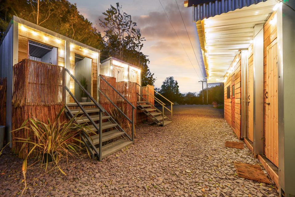 Shower and toilet cabins