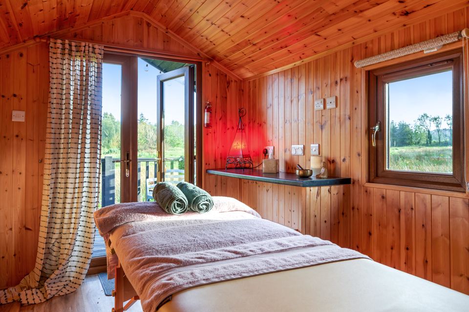 Treatment room with a view