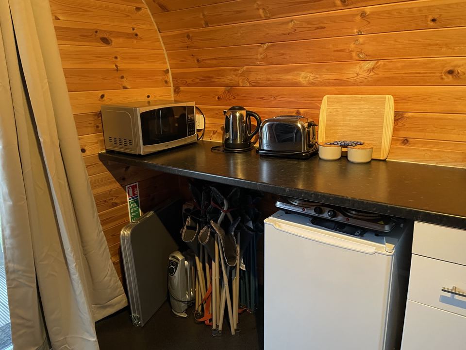 Cabin kitchen corner