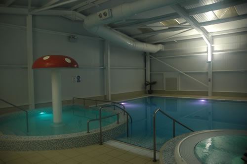 Heated indoor pool