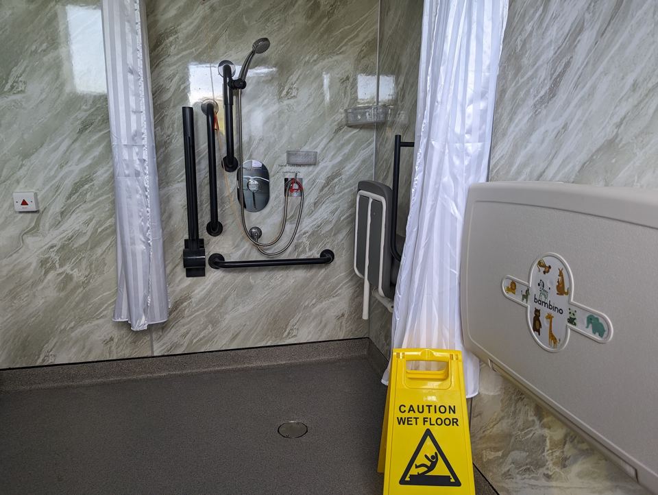 Accessible shower room
