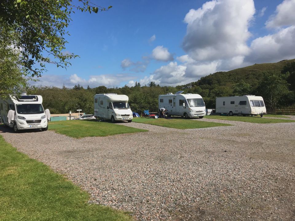 Hardstanding pitches for vans
