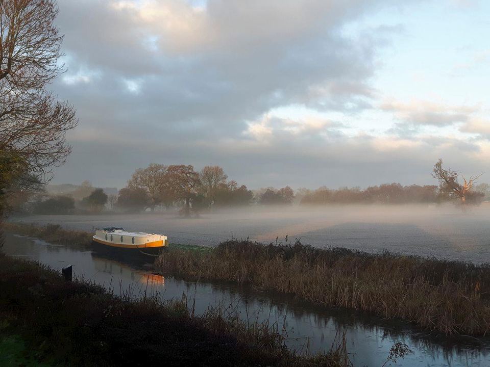Canal at dawn