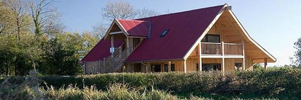 Timber lodge exterior