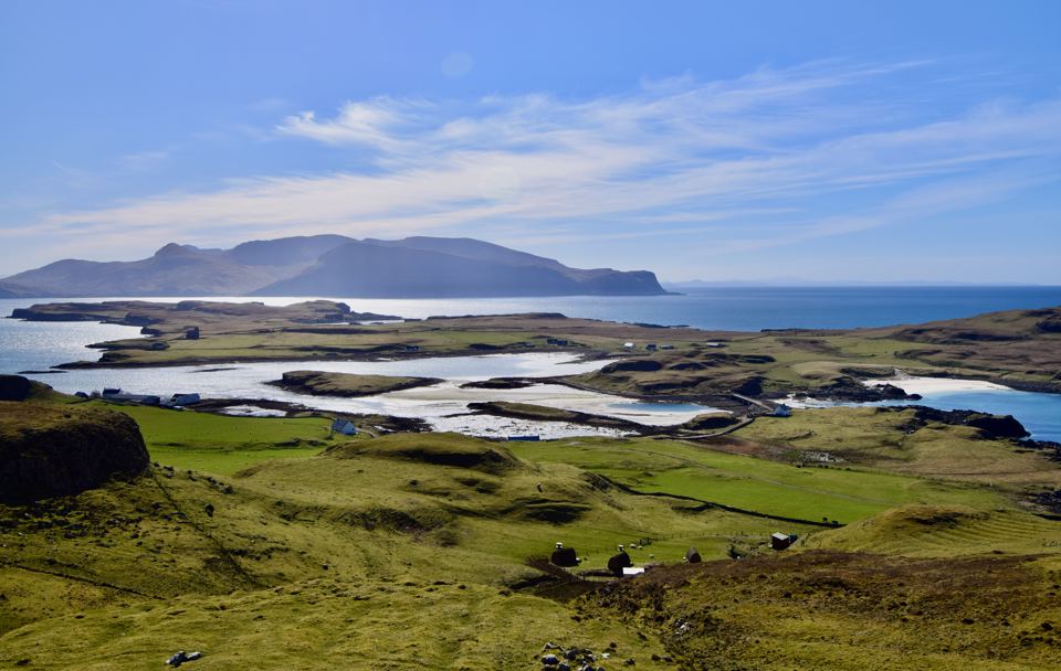 View over Canna harbour
