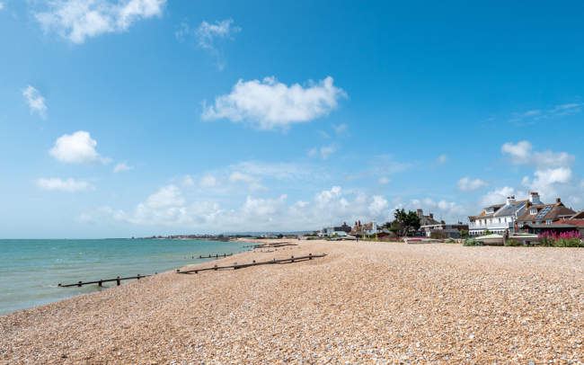 Pevensey Bay shingle beach