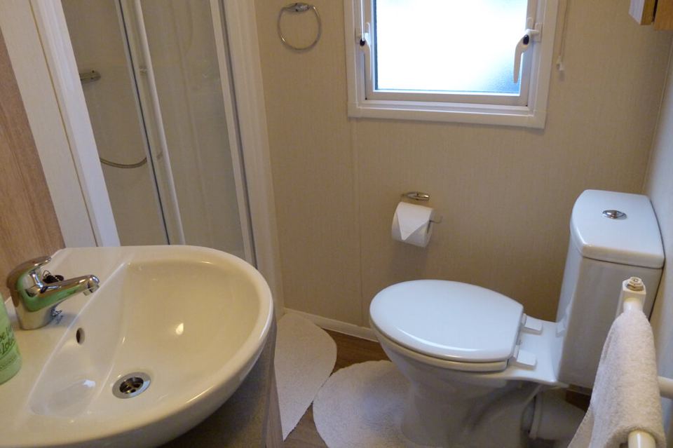 Caravan bathroom