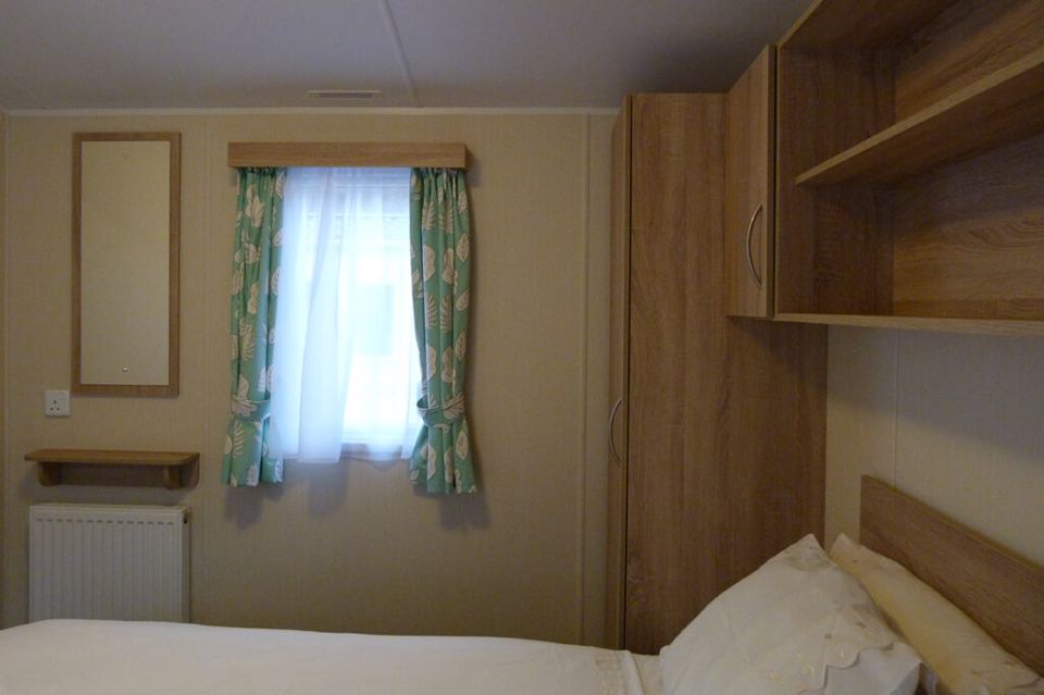 Caravan bedroom