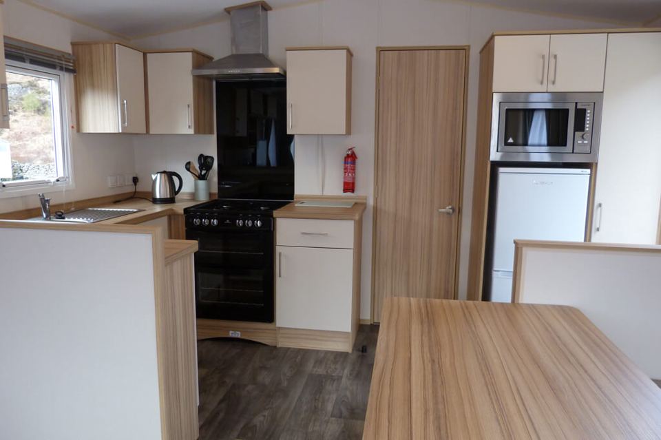 Caravan kitchen