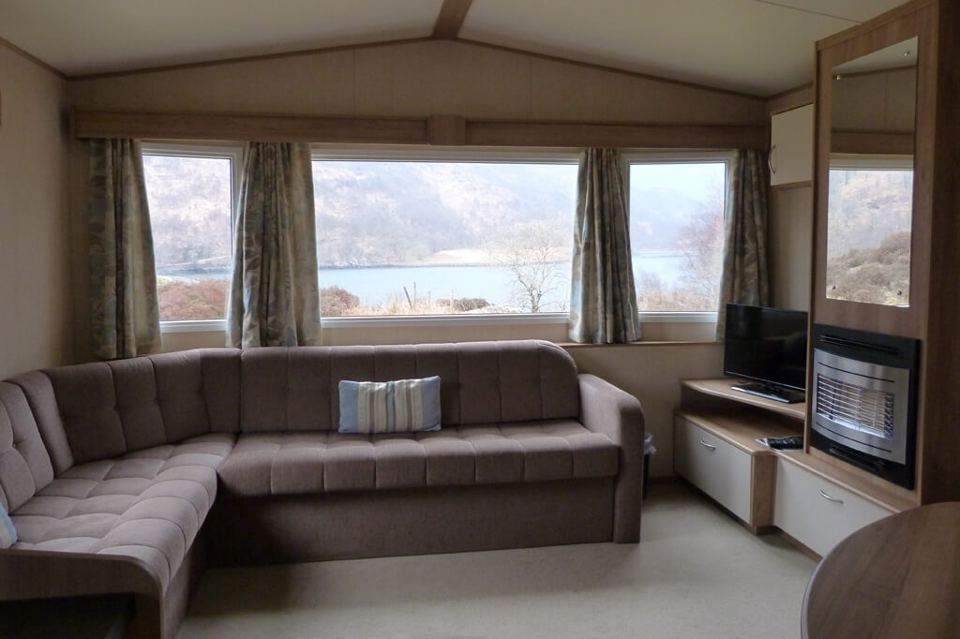 Lounge with loch view