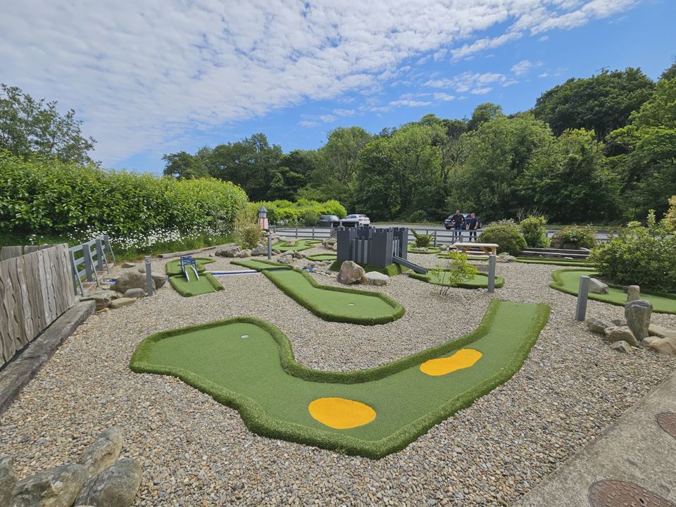 Crazy golf course